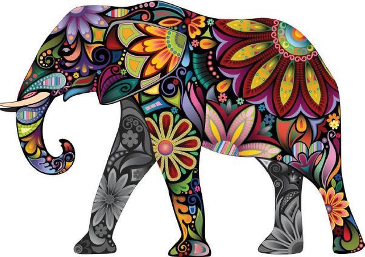 Graine Créative - Diamond painting kit - 30cm x 30cm - Olifant