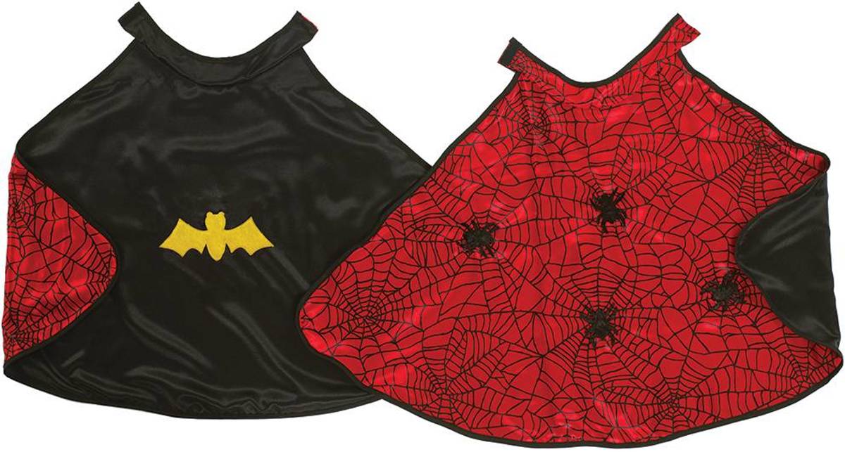 Great Pretenders! Great Pretenders Omkeerbare Cape Spider/Batman XS