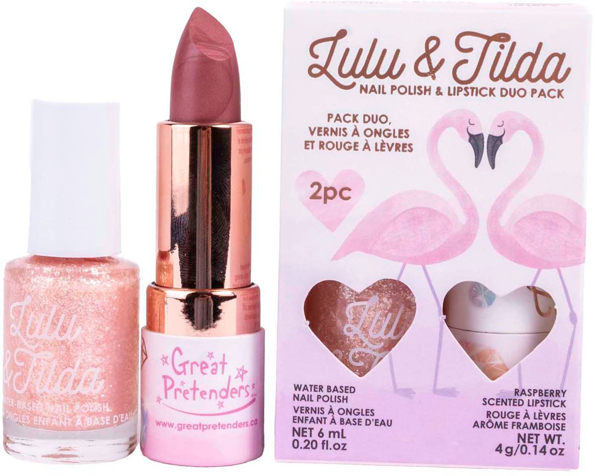 Lippenstift en Nagellak Set - Pinky Promise Duo Nourishing