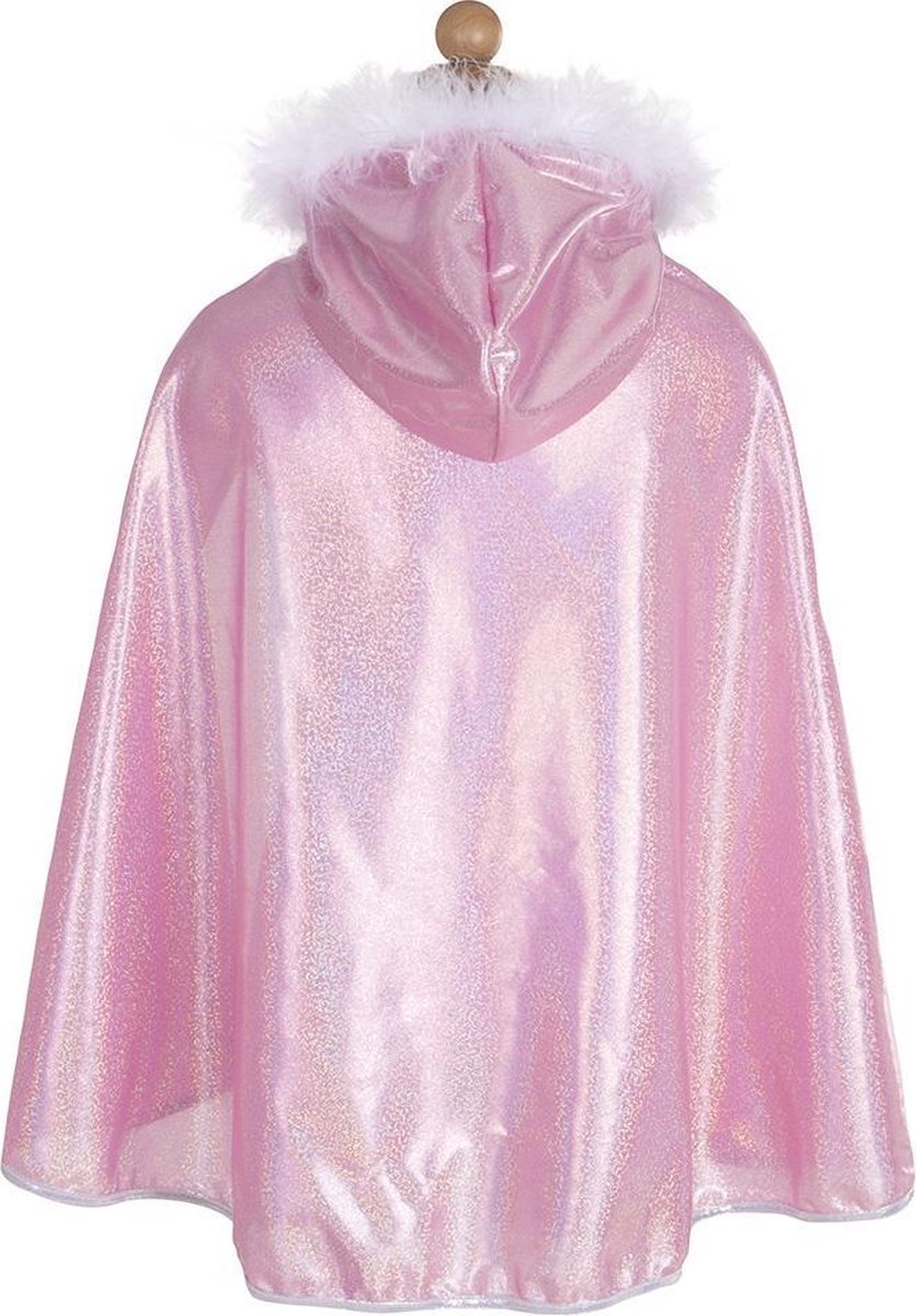 Prinsessen Cape roze Glitter