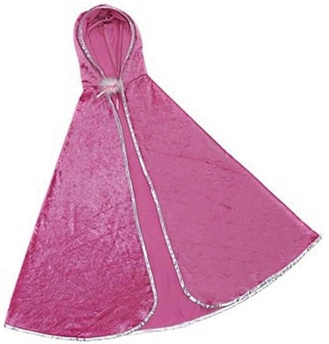 Prinsessencape met glitters - Fuchsia