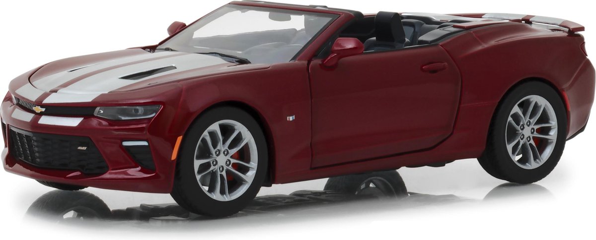 Chevrolet Camaro SS 2017 (Rood) (20cm) 1/24 Greenlight - Modelauto - Schaalmodel - Model auto - Schaal model - Miniatuurauto - Miniatuur autos