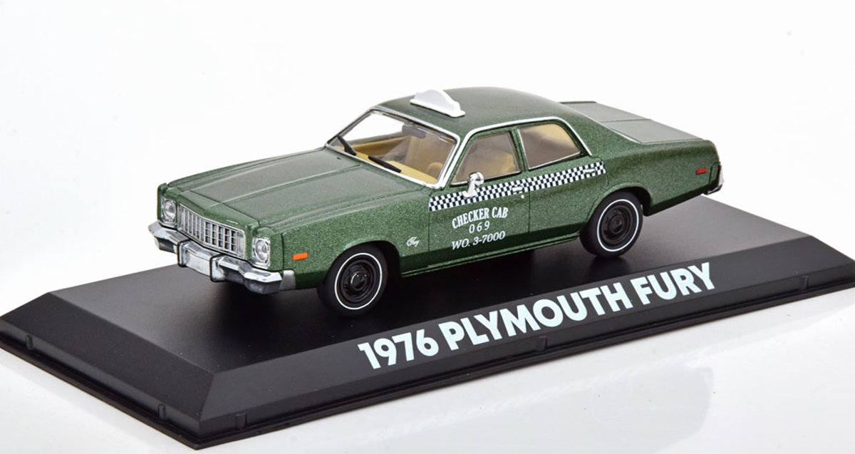 Plymouth Fury Checker Cab Beverly Hills Cop 1976 Groen 1-43 Greenlight Collectibles