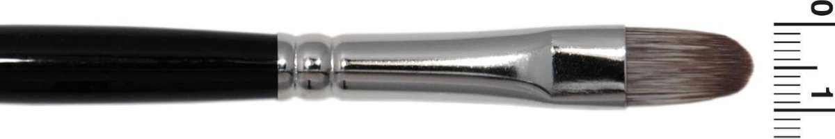 Penseel imitatie mangoeste ovaal (IMO10)