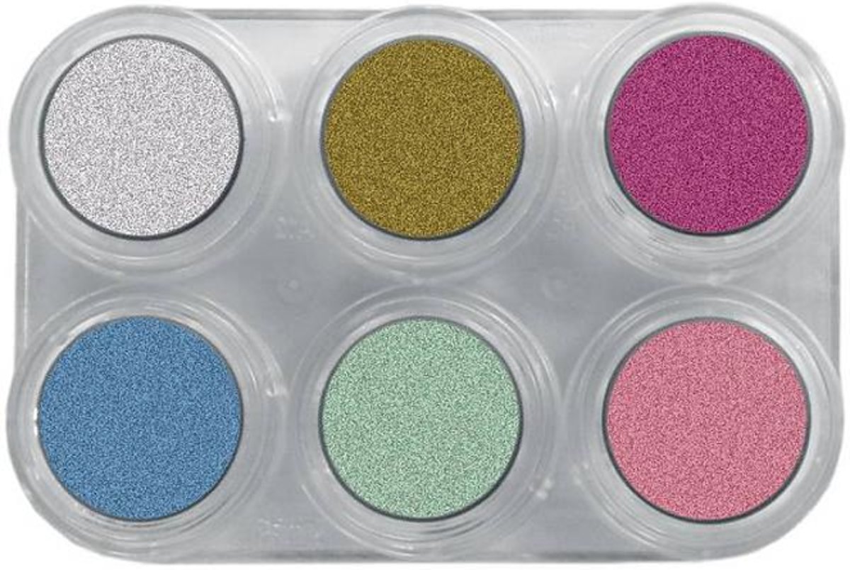 grimas pearl water make up palette 6