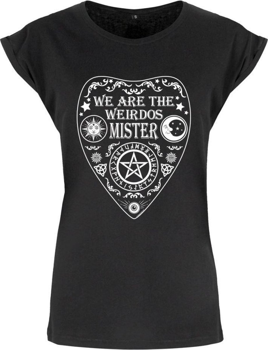 Grindstore Dames Tshirt -XXL- We Are The Weirdos Mister Ouija Ladies Premium Black Zwart