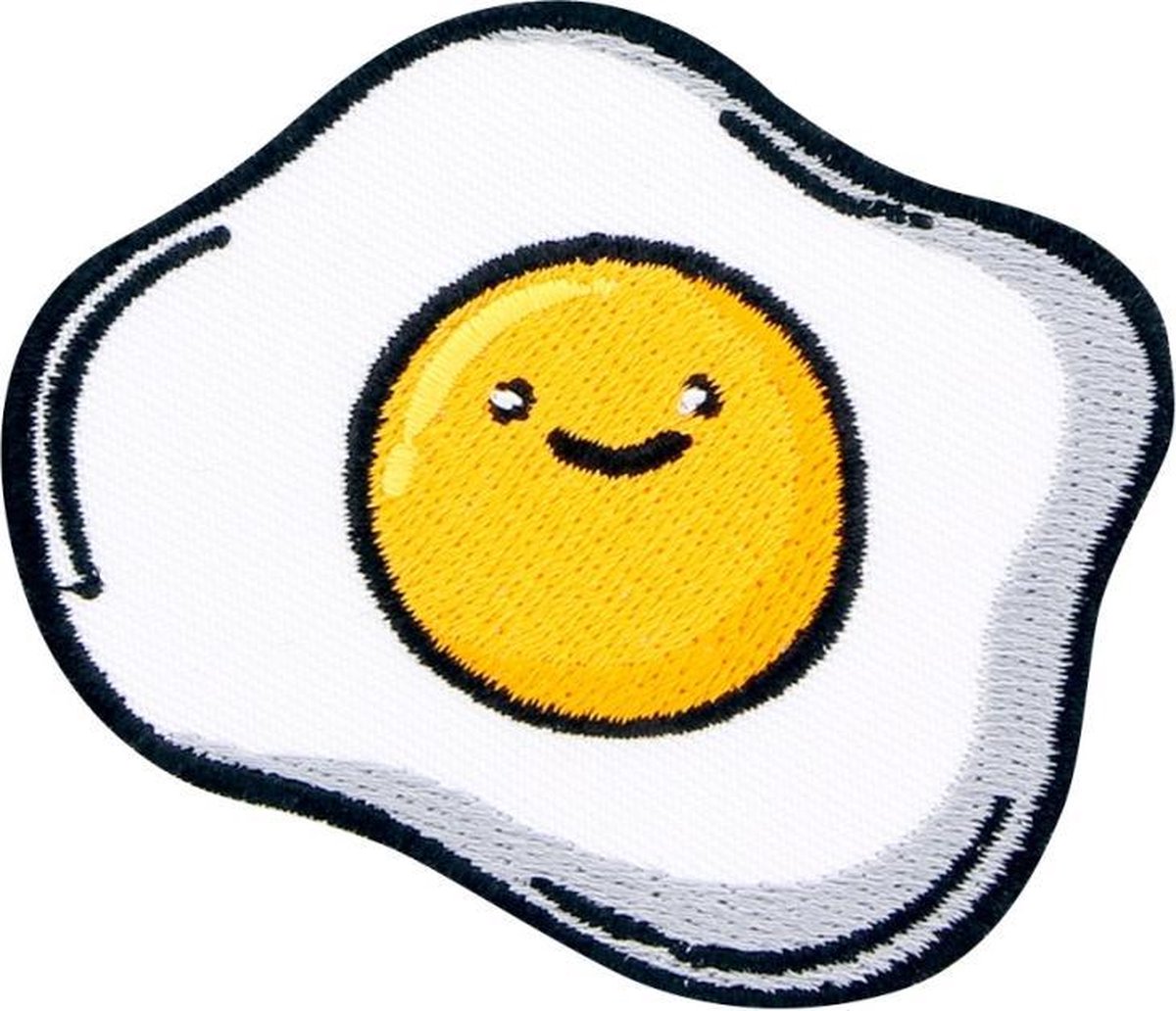 Grindstore Patch Funny Fried Egg Multicolours