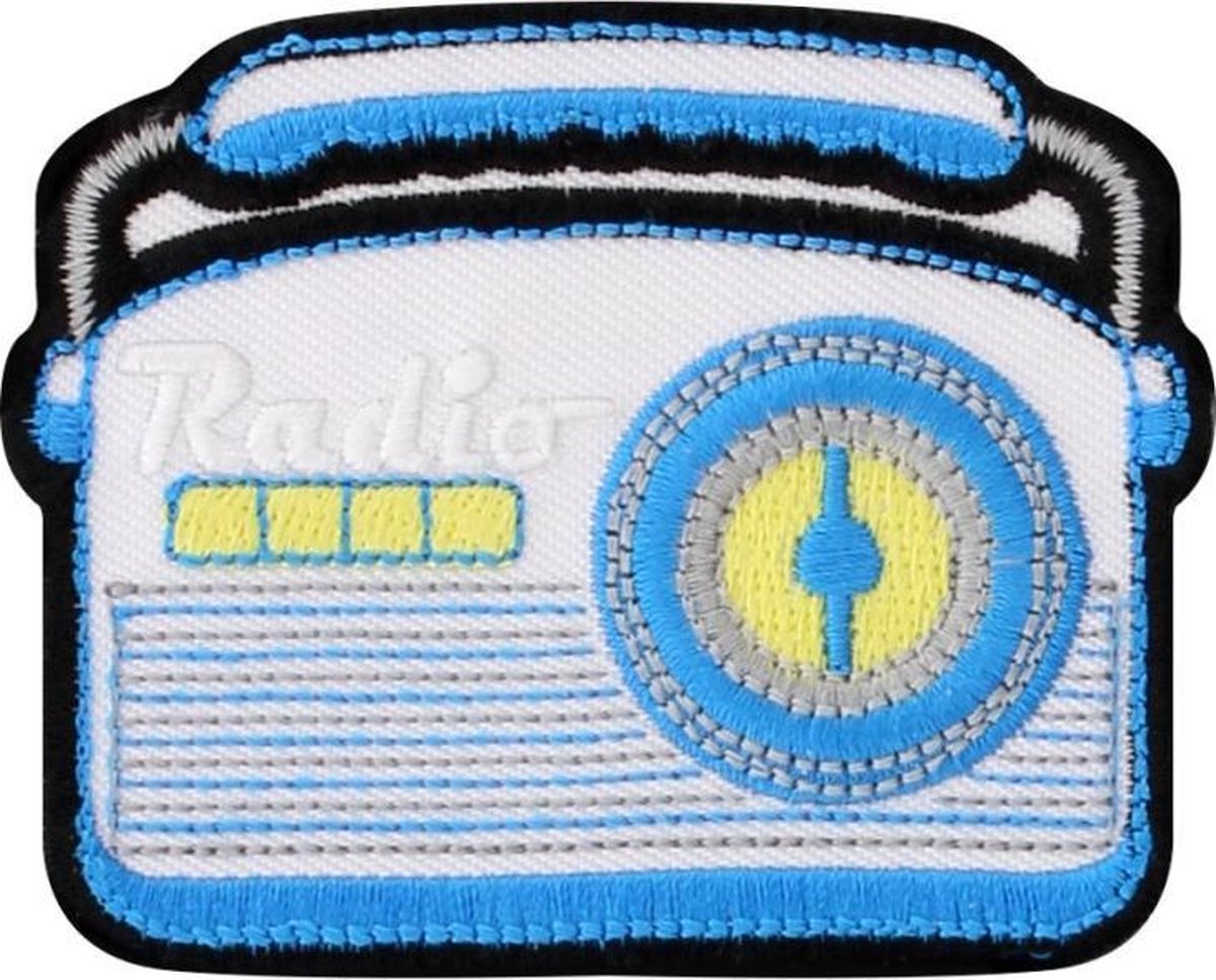 Grindstore Patch Retro Radio Multicolours