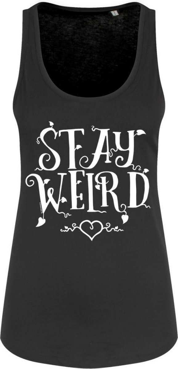 Grindstore Tanktop -S- Stay Weird Zwart