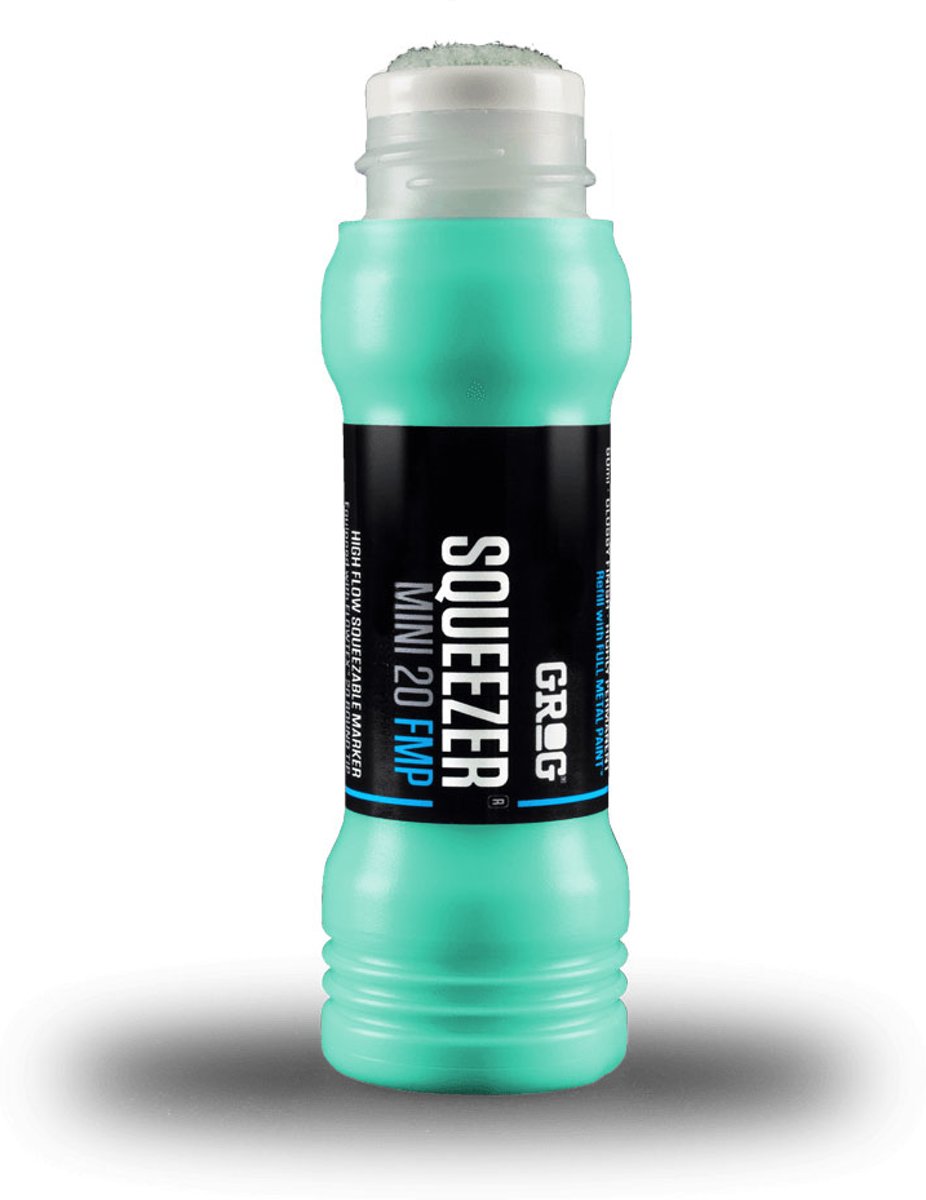 Grog Squeezer Paint Mini - Aqua Groene 20mm Squeezer Marker