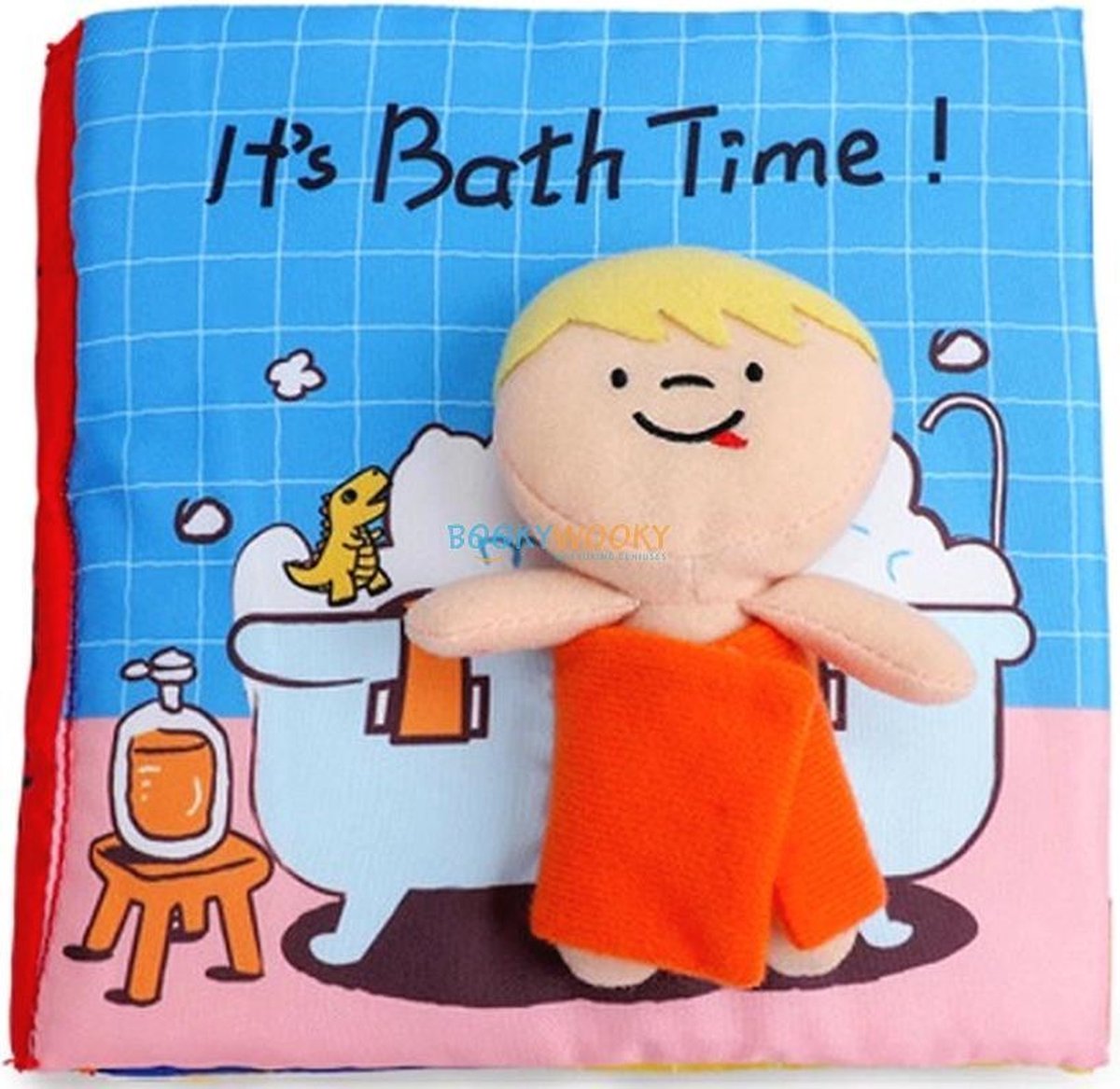 Baby Speelgoed 0 jaar/ Baby Boek/ Zachte Doek Boeken/ Peuter/ Pasgeboren Vroeg Leren Ontwikkelen Cognize Lezen Puzzel /Boek Speelgoed /Baby Rustig Boek Voor Kinderen/ boek voor kinderen/ Its bath time