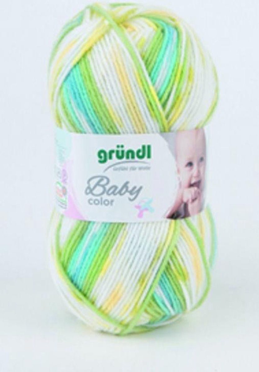 3457-04 Baby Color 10x50 gram groen multicolor