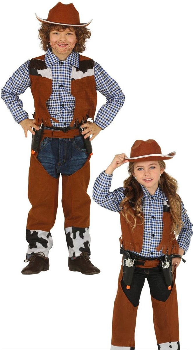 Cowboy/girl outfit kind - 3-4 jaar