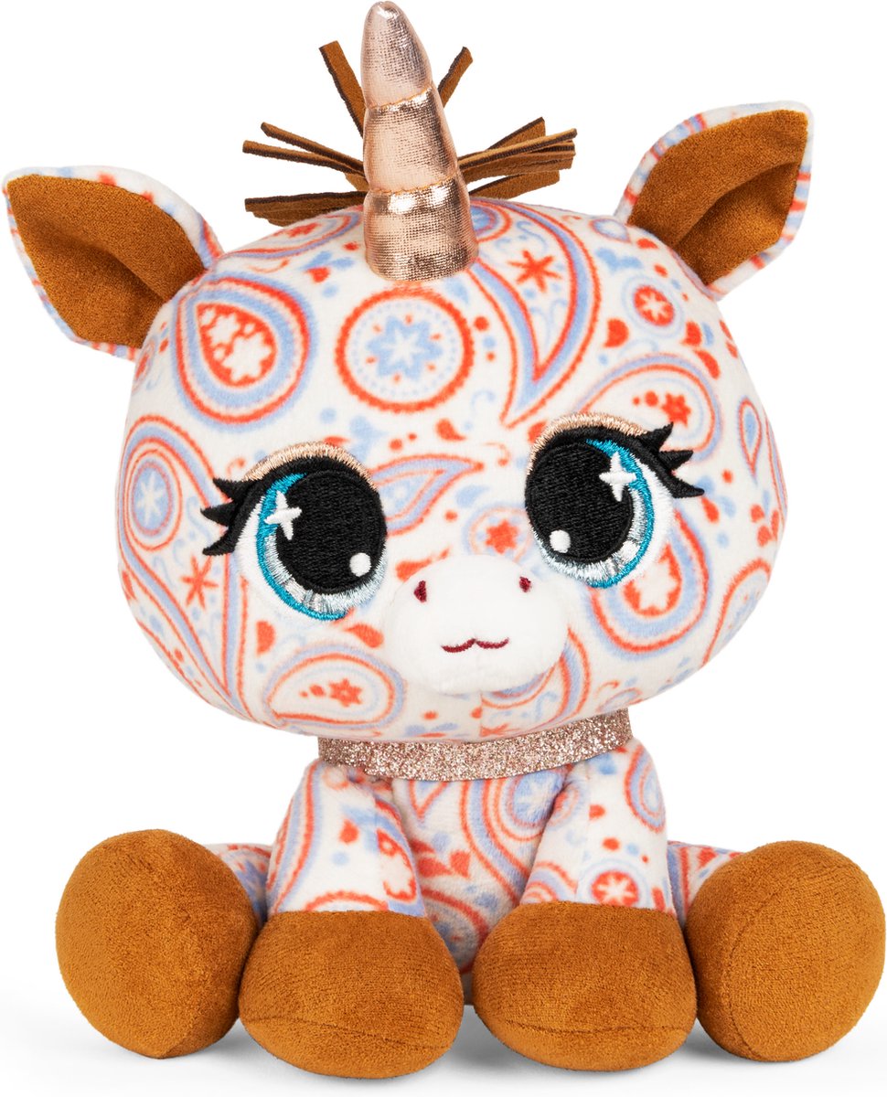 GUND P.Lushes Designer Fashion Pets - Sally Mustang Eenhoorn Premium knuffeldier zacht pluche Paisley - 15 cm