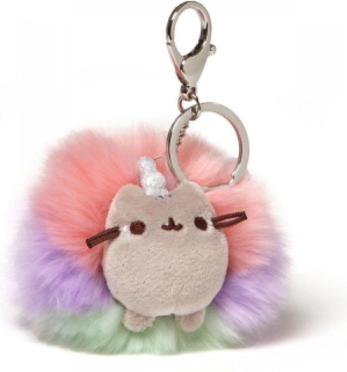 PUSHEENICORN DELUXE POM - Gund  - Sleutelhanger - 10 cm.