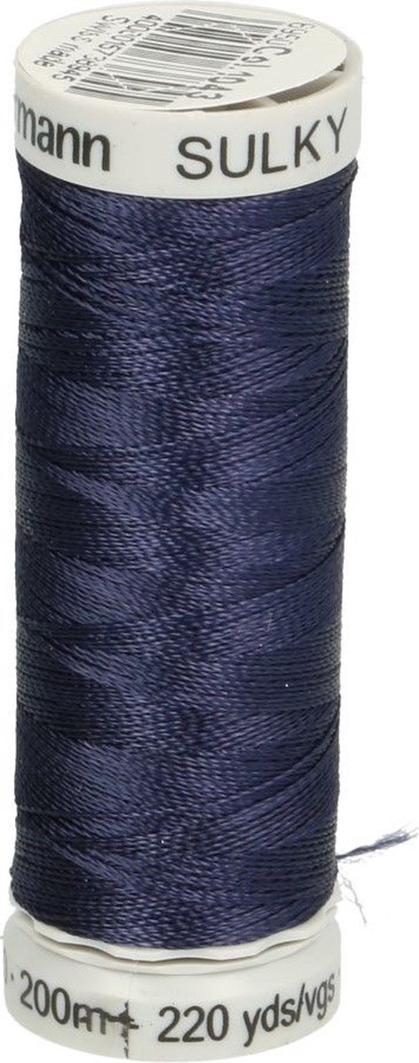 GÜTERMANN SULKY RAYON NR.40 2 ROLLETJES X 200M - 1043 BLAUW