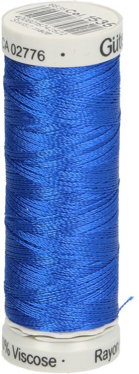 GÜTERMANN SULKY RAYON NR.40 4 ROLLETJES X 200M - 1535 BLAUW