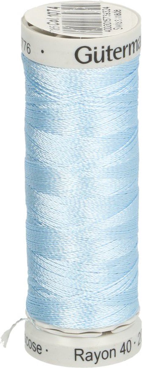 GÜTERMANN SULKY RAYON NR.40 5 ROLLETJES X 200M - 1074 BLAUW