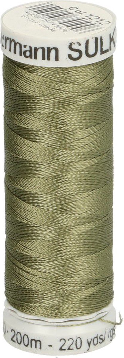 GÜTERMANN SULKY RAYON NR.40 5 ROLLETJES X 200M - 1212 GROEN BRUIN