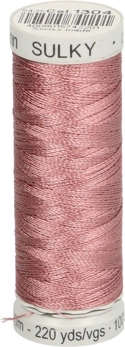 GÜTERMANN SULKY RAYON NR.40 5 ROLLETJES X 200M - 1304 ROZE