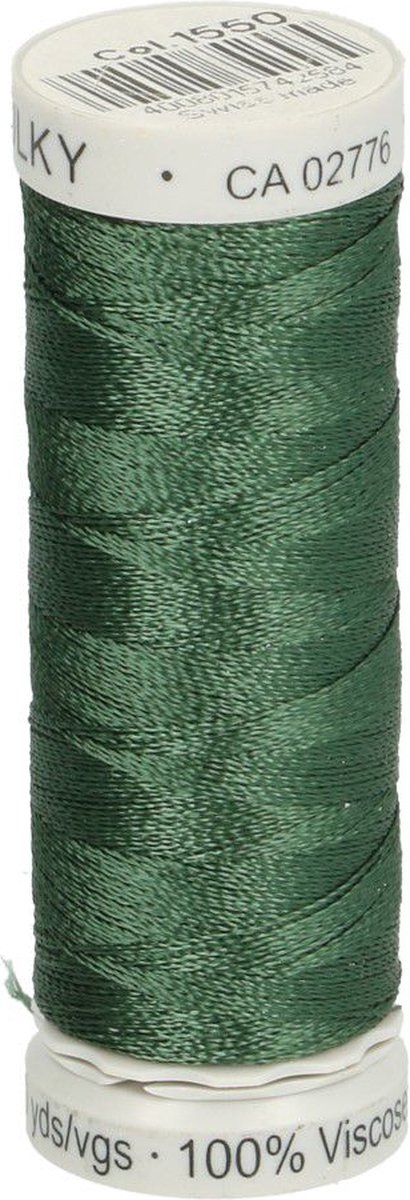 GÜTERMANN SULKY RAYON NR.40 5 ROLLETJES X 200M - 1550 GROEN