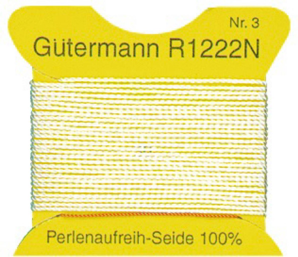 Rijgzijde Gutermann Wit - 2 meter