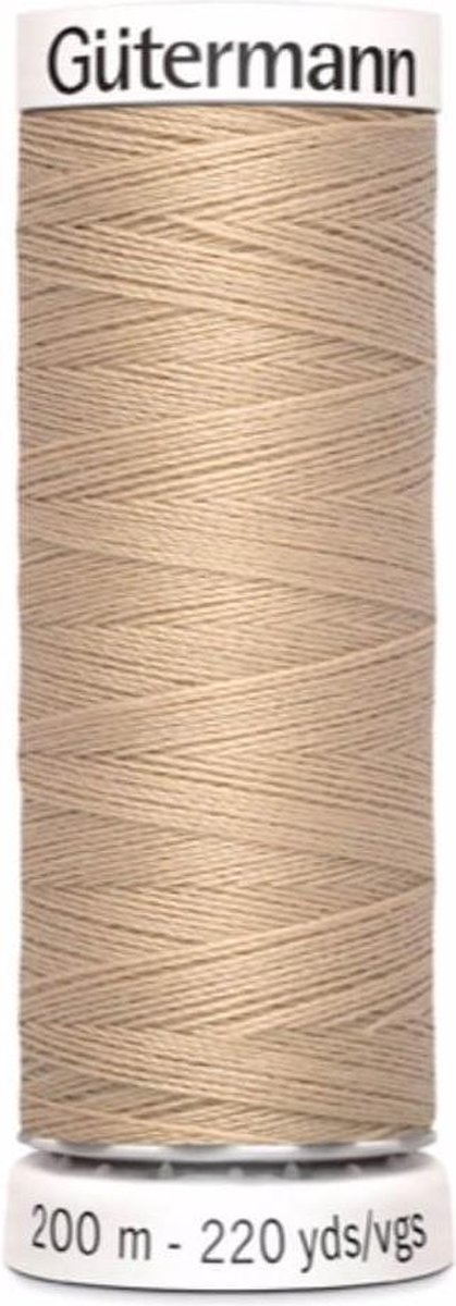 Gütermann Alles-Naaigaren, Beige - Nr. 186, 200 meter, Per Stuk.