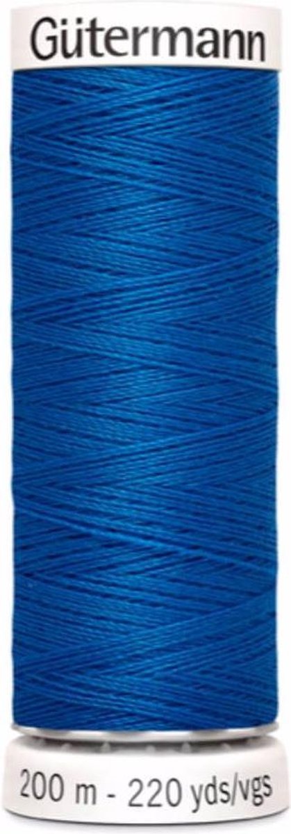 Gütermann Alles Naaigaren, Blauw  Nr. 322, 200 meter, Per stuk.