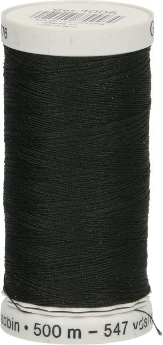 Gutermann Sulky bobbin garen - 500 m zwart - onderdraad borduurgaren - col 1005