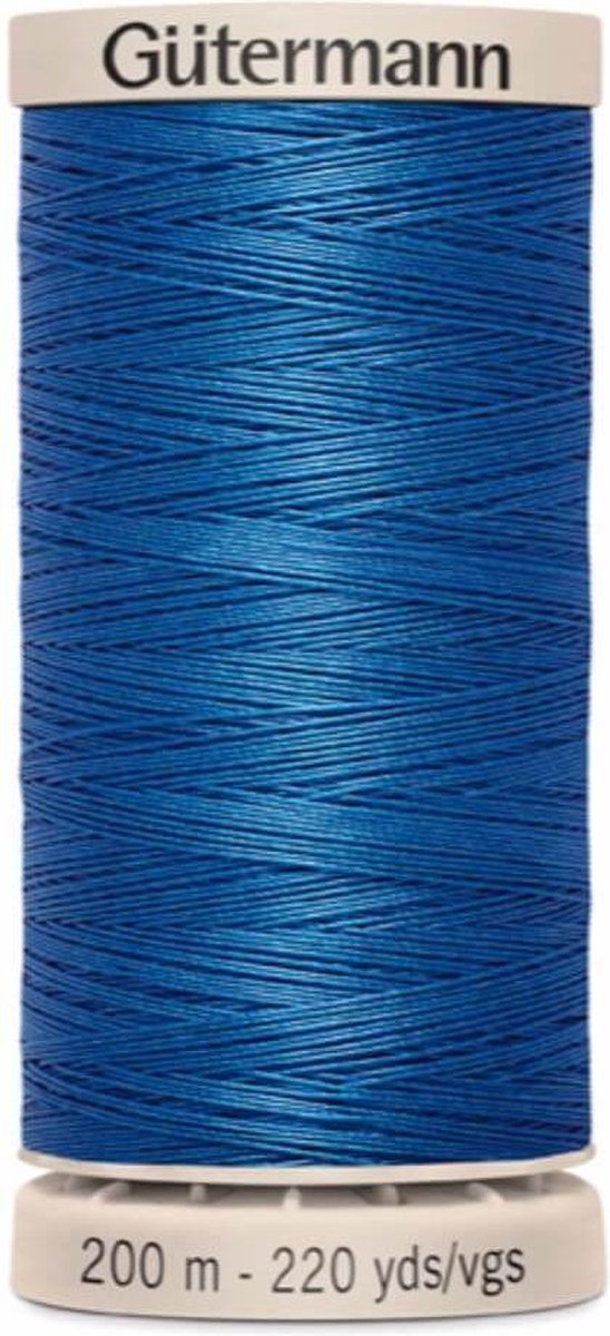 Gütermann handquiltgaren 100% katoen 200 meter kleur 5534 Blauw