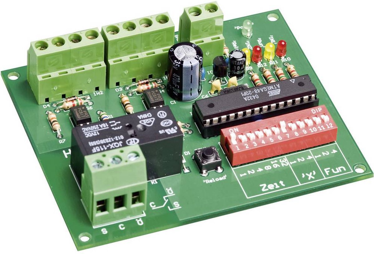 H-Tronic Tijdrelais Module 12 V/DC 0.1 s - 63 h