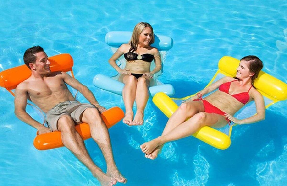 Water Hangmat opblaasbaar 80x110 cm