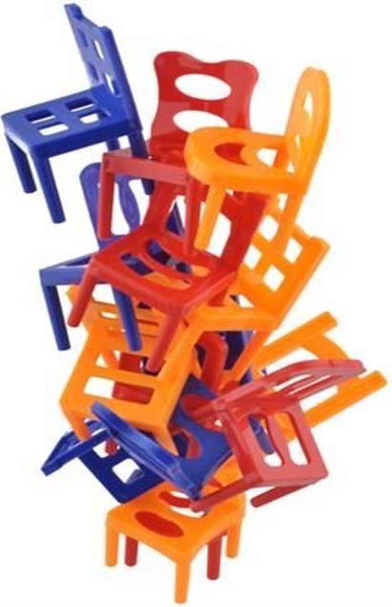 FALLING CHAIRS - Vallende stoelen spel - Gezinsspel - Stoelen spel