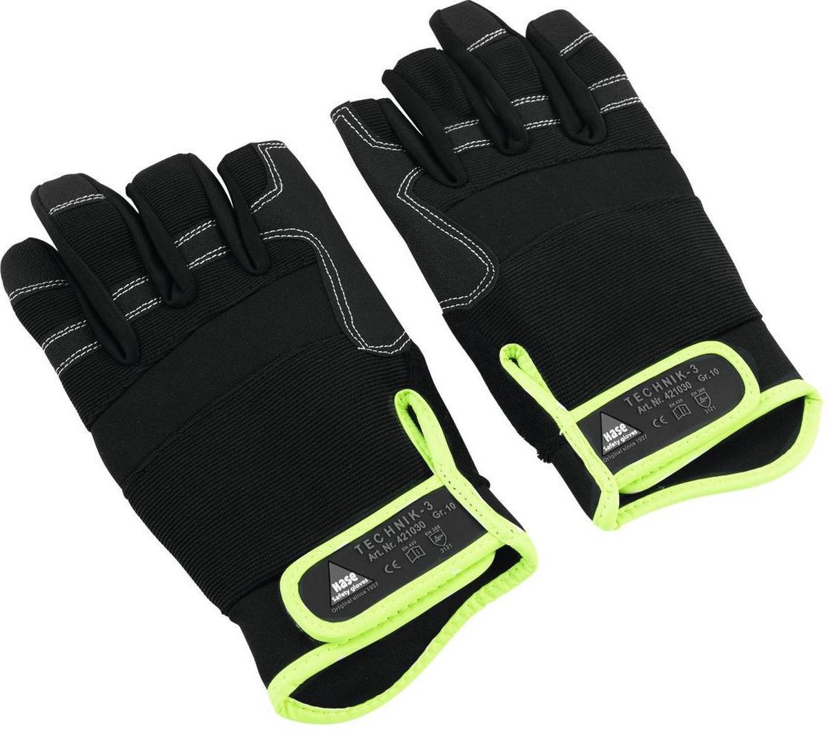 Hase Handschuh 3 Finger, Größe  L Roadie-Handschuh Size 9 - Handschoenen voor roadies