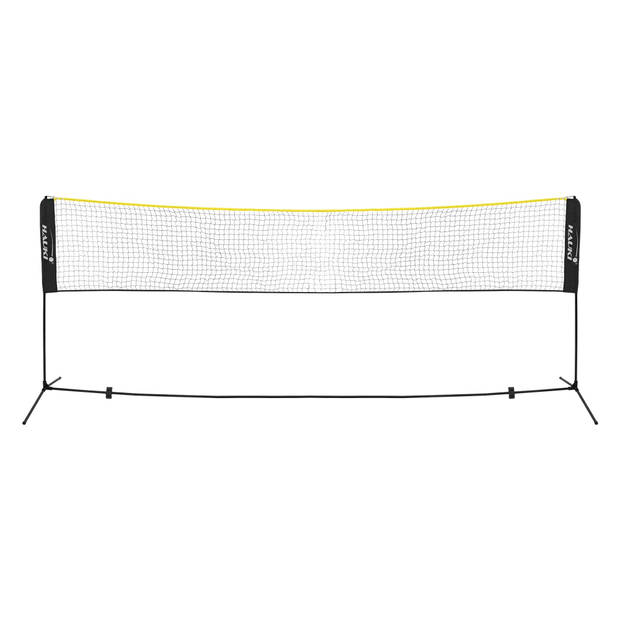 Badmintonnet incl. 3 shuttles 400x103x155 cm Zwart polyethyleen