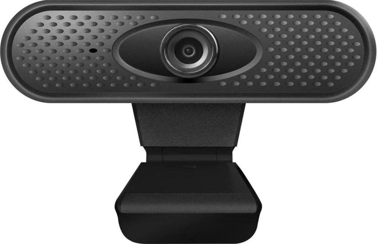 Webcam full HD (1080p) - Met ingebouwde microfoon - Webcam voor PC - USB - Eenvoudige installatie - Autofocus - Webcamera - Op computer - Vergaderen - Werk & Thuis - School - Windows & Mac