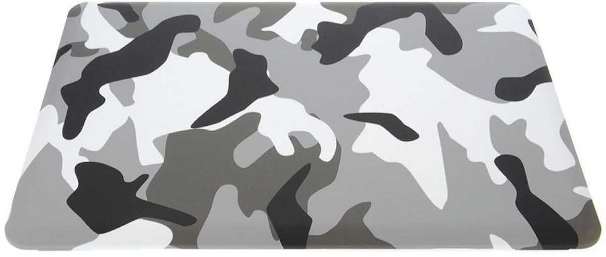 Grijze camouflage Hardshell / Laptopcover / Hoes voor de Macbook Pro Retina 15,4 inch