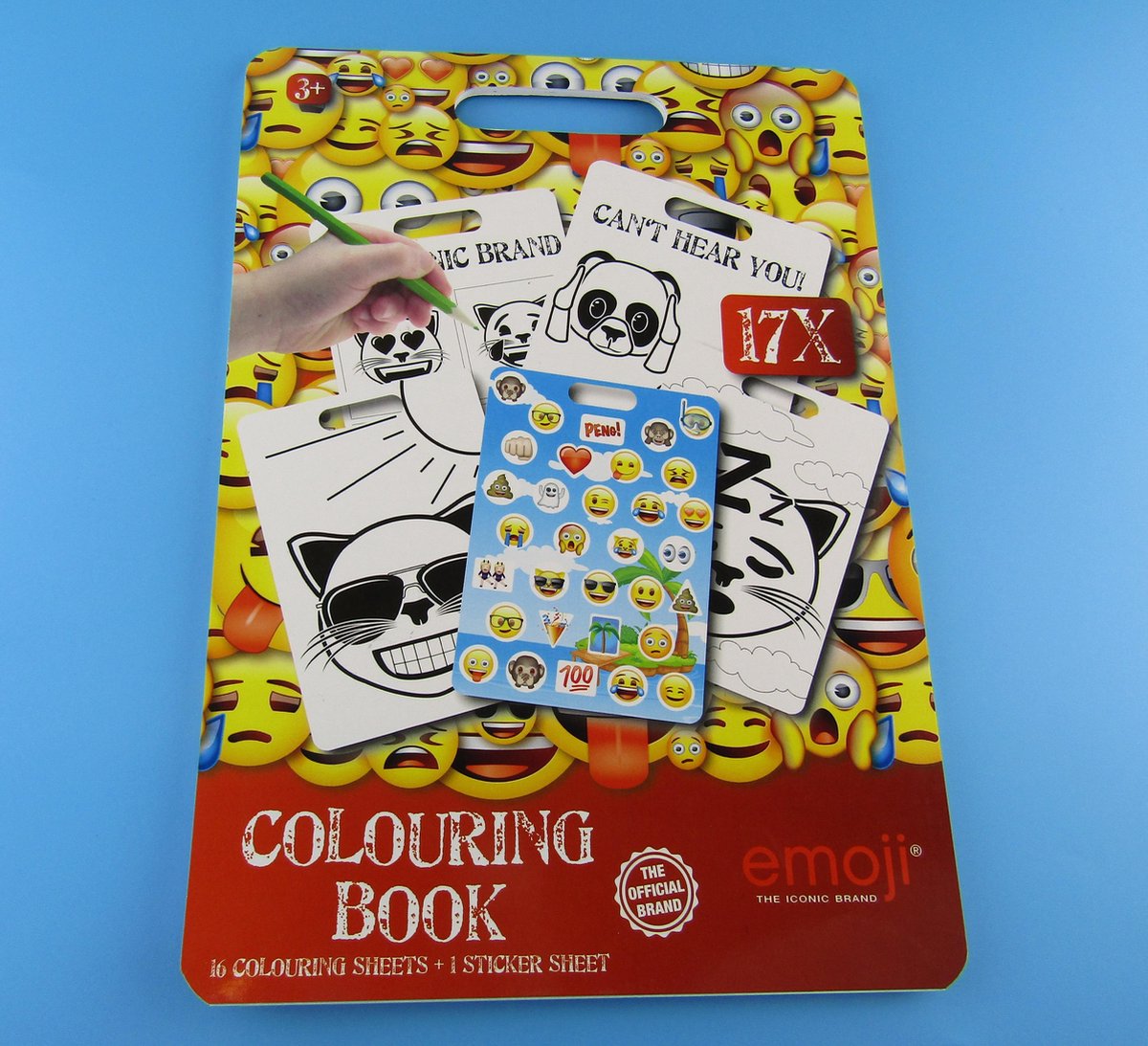 Emoji stickers - Emoji sticker boek - kleurboek - smiley stickers - stickervellen - stickers