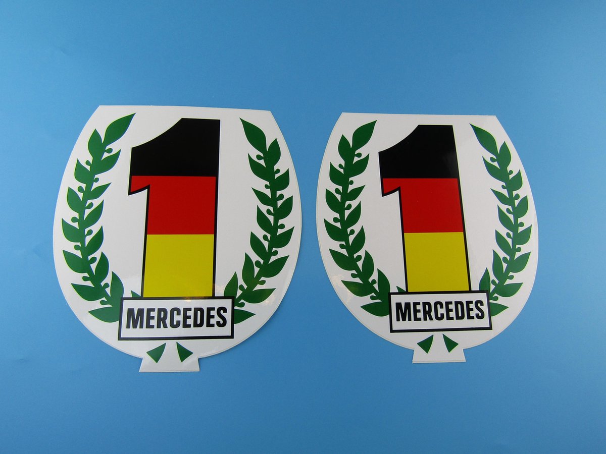 Truck sticker - Mercedes sticker DE- autosticker - Vrachtwagen - 2 stuks