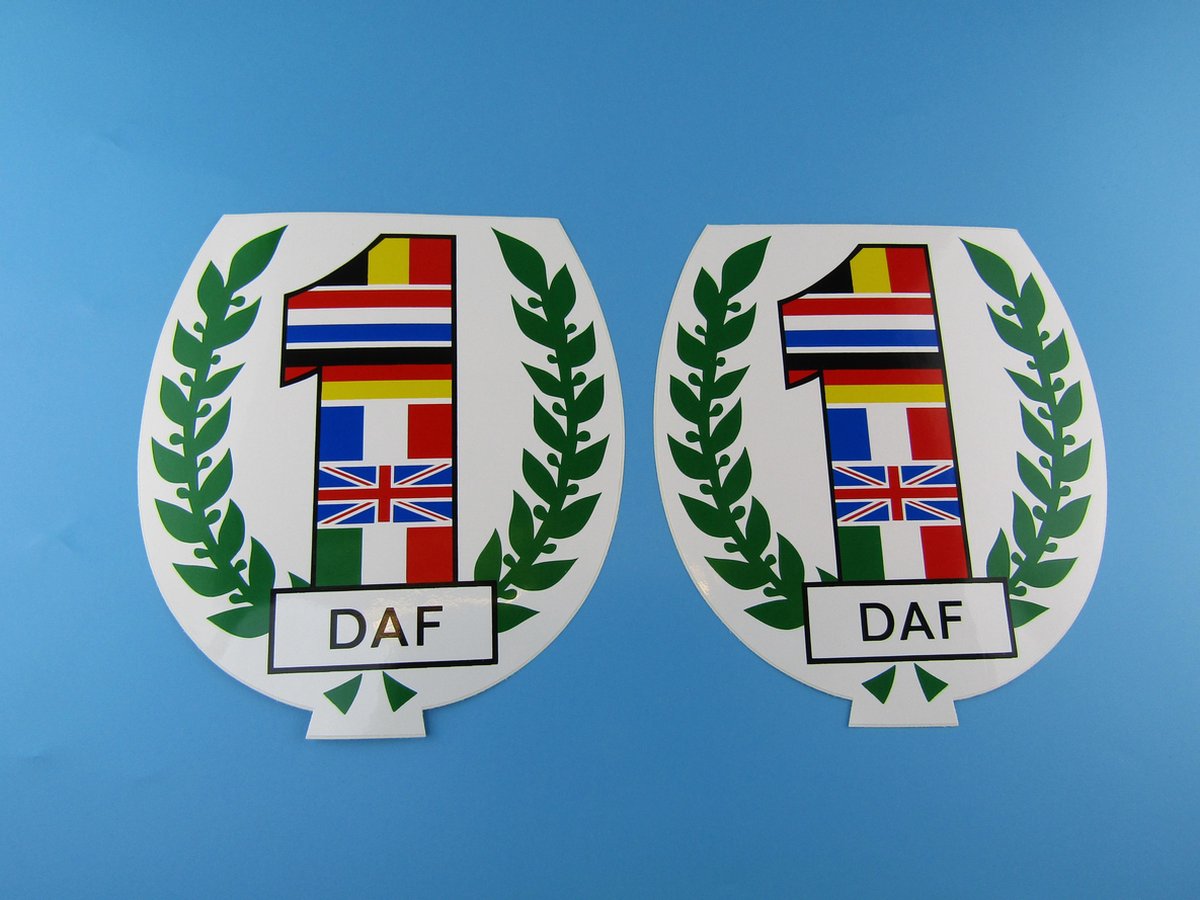 Truck stickers - Autosticker - DAF EU - Vrachtwagen - 2 stuks - stickers