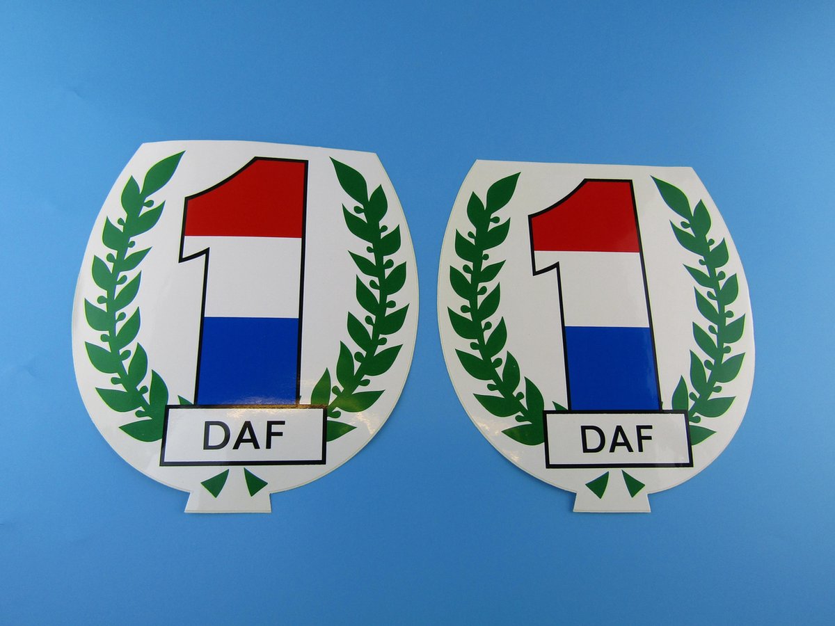 Truck stickers - Autosticker - DAF NL - Vrachtwagen - 2 stuks - Stickers