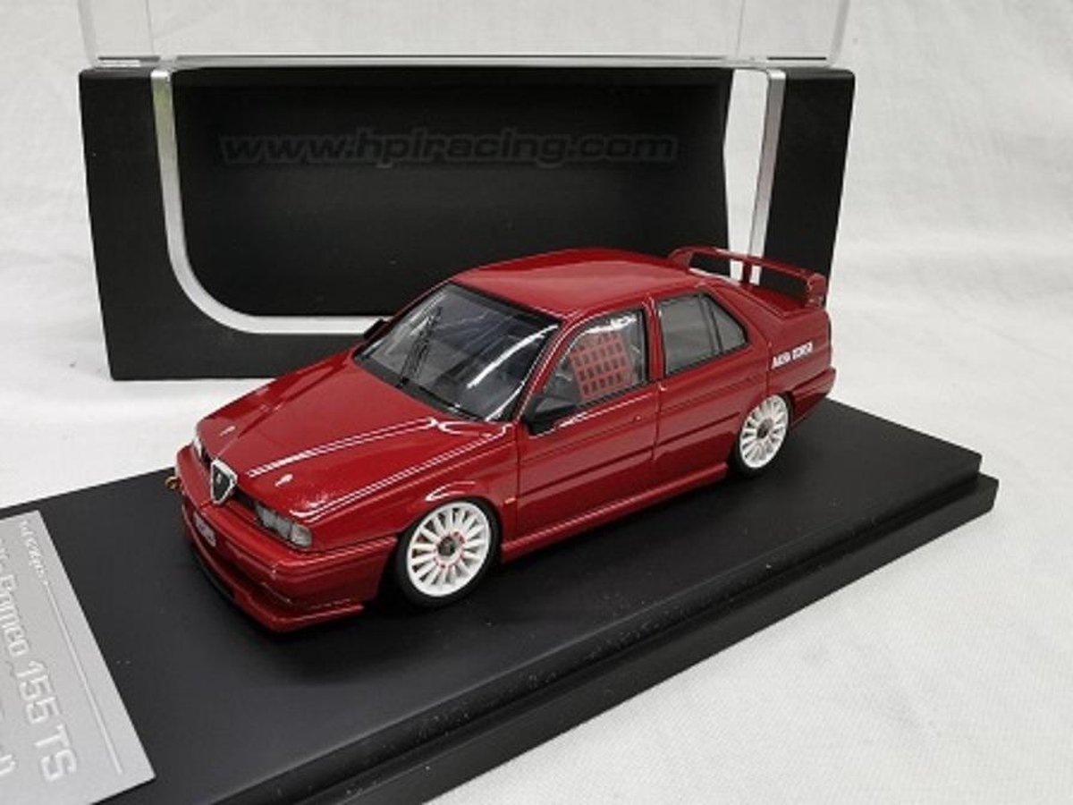 Alfa Romeo 155 TS Silverstone Plain Body Rood 1-43 HPI Racing