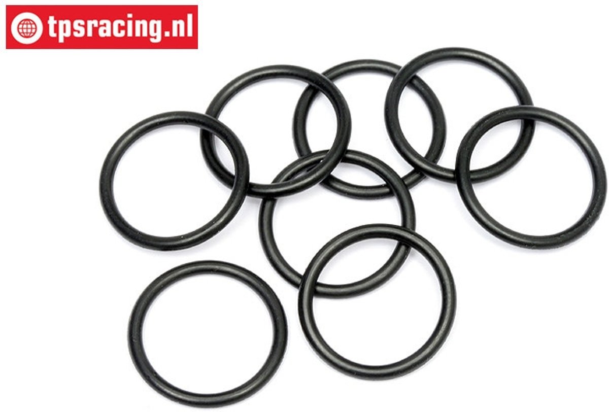 HPI75072 O-ring schokdemper instel ring, 8 st.