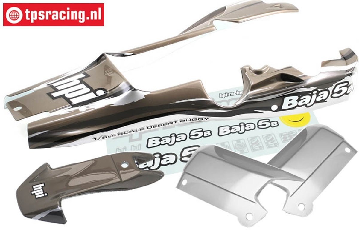 HPI7792 Kap gespoten Gun-metal/Grijs/Zilver), Set