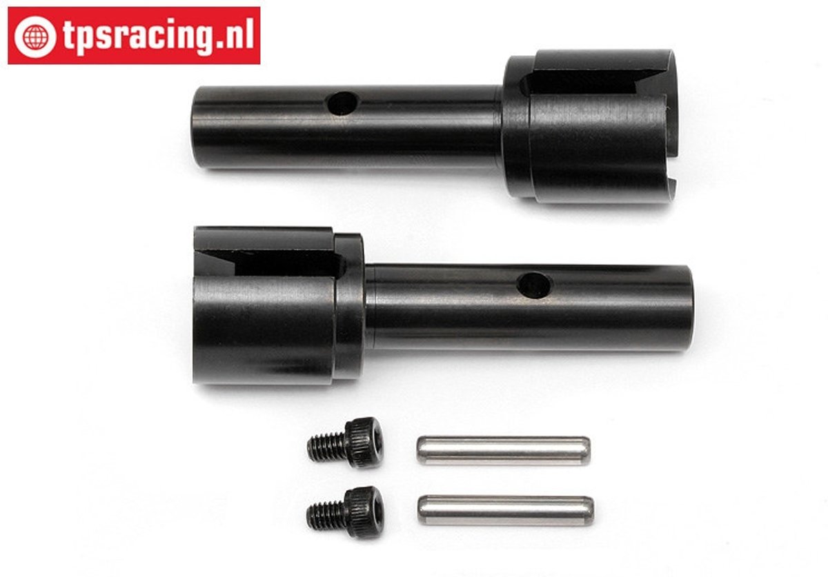 HPI86488 Wiel as achter, (Ø15 mm), 2 st.