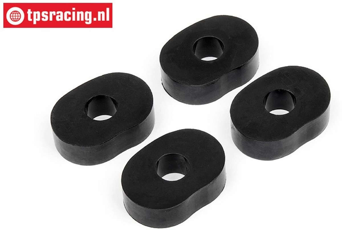 HPI86666 Tandwiel demping rubber, 4 st.