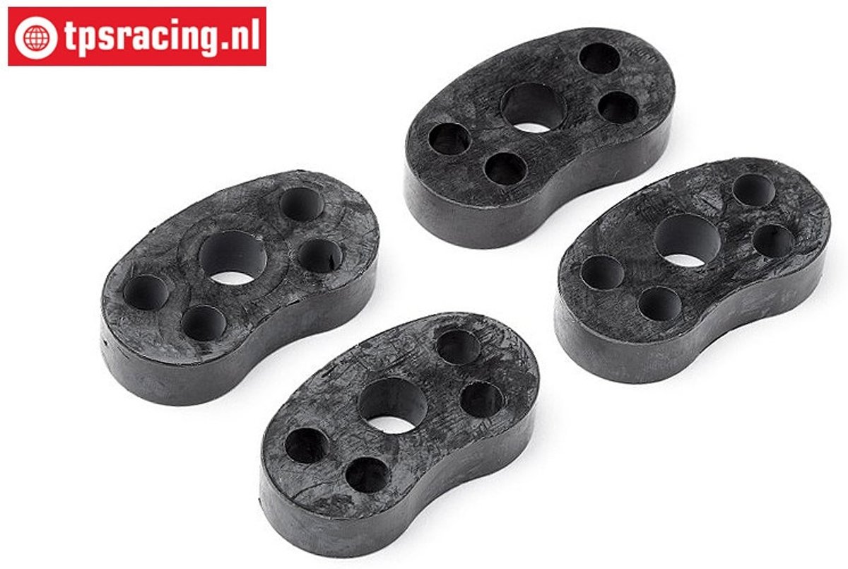 HPI87580 Tandwiel demping rubber Slip koppeling, 4 st.