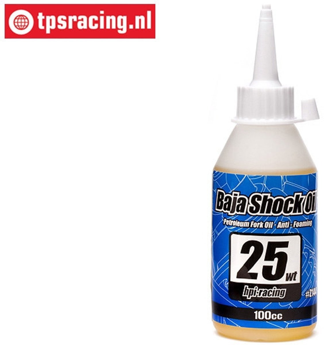 HPIZ144 Schokdemper olie 25WT Blauw, 100 cc, 1 st.