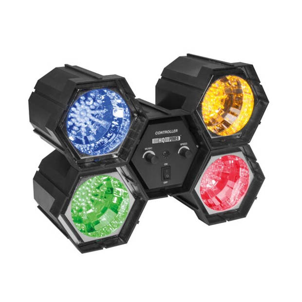 HQ Power modulair lichtorgel RGB 4x 47 LEDs