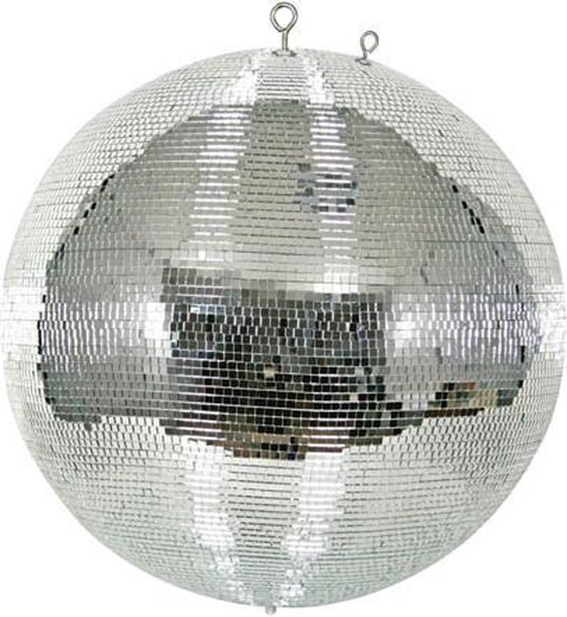   Disco spiegelbol Ø 50 cm, spectaculaire lichteffecten voor feestjes, veilig ophangsysteem en facetglas, dansvloer accessoire voor disco en meer